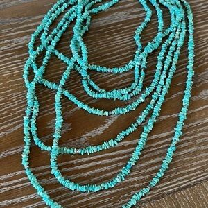 Paige Wallace Turquoise Bib Necklace